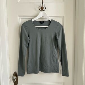 Talbots Gray Long Sleeve Tee